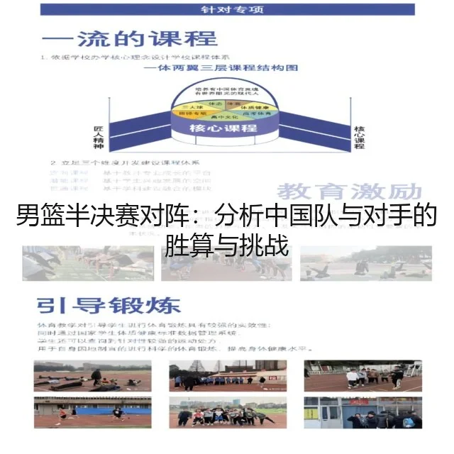 男篮半决赛对阵:分析中国队与对手的胜算与挑战